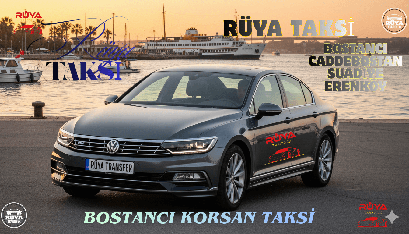 Bostancı korsan taksi Caddebostan Suadiye Erenköy hizmeti