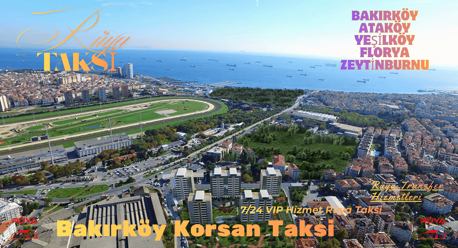 Ataköy Marina ve Florya sahilinde 7/24 hizmet veren Bakırköy Korsan Taksi