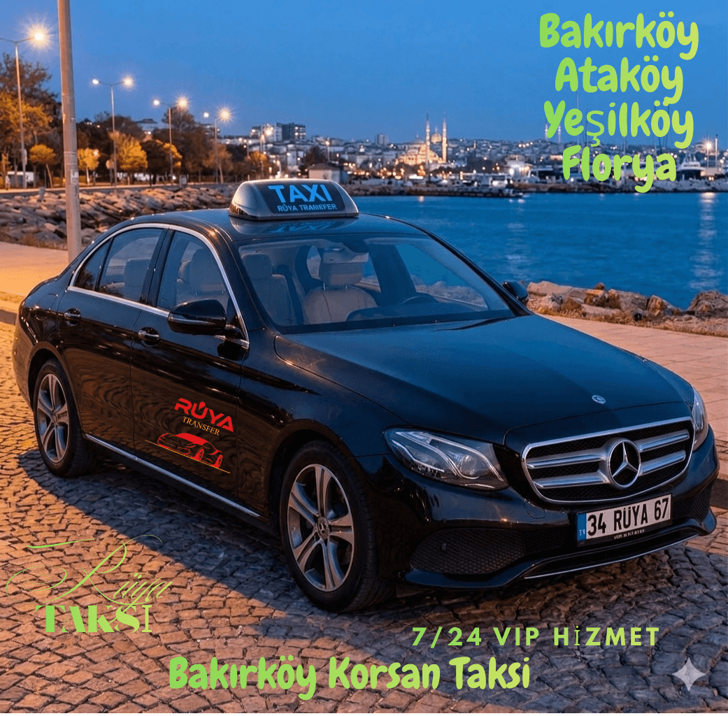 Ataköy Marina ve Florya sahilinde 7/24 hizmet veren Bakırköy Korsan Taksi