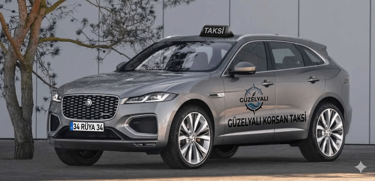 Güzelyalı korsan taksi hizmeti veren lüks binek transfer aracı.