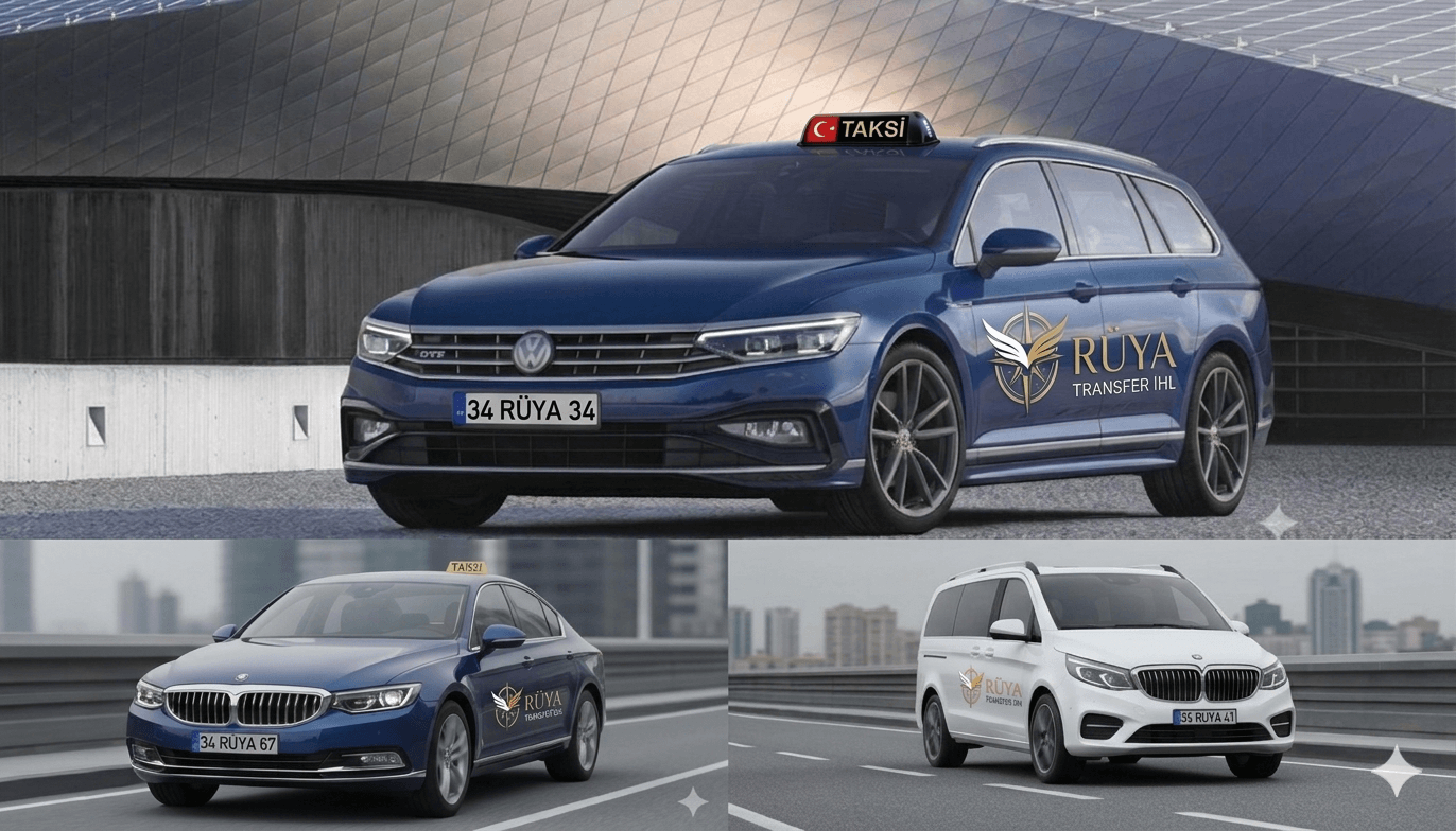 İstanbul Havalimanı korsan taksi geniş araç filosu ve iletişim bilgileri.